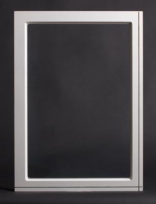 Dekorfönster Kombi utvändigt  790x1190mm vit enkelglas